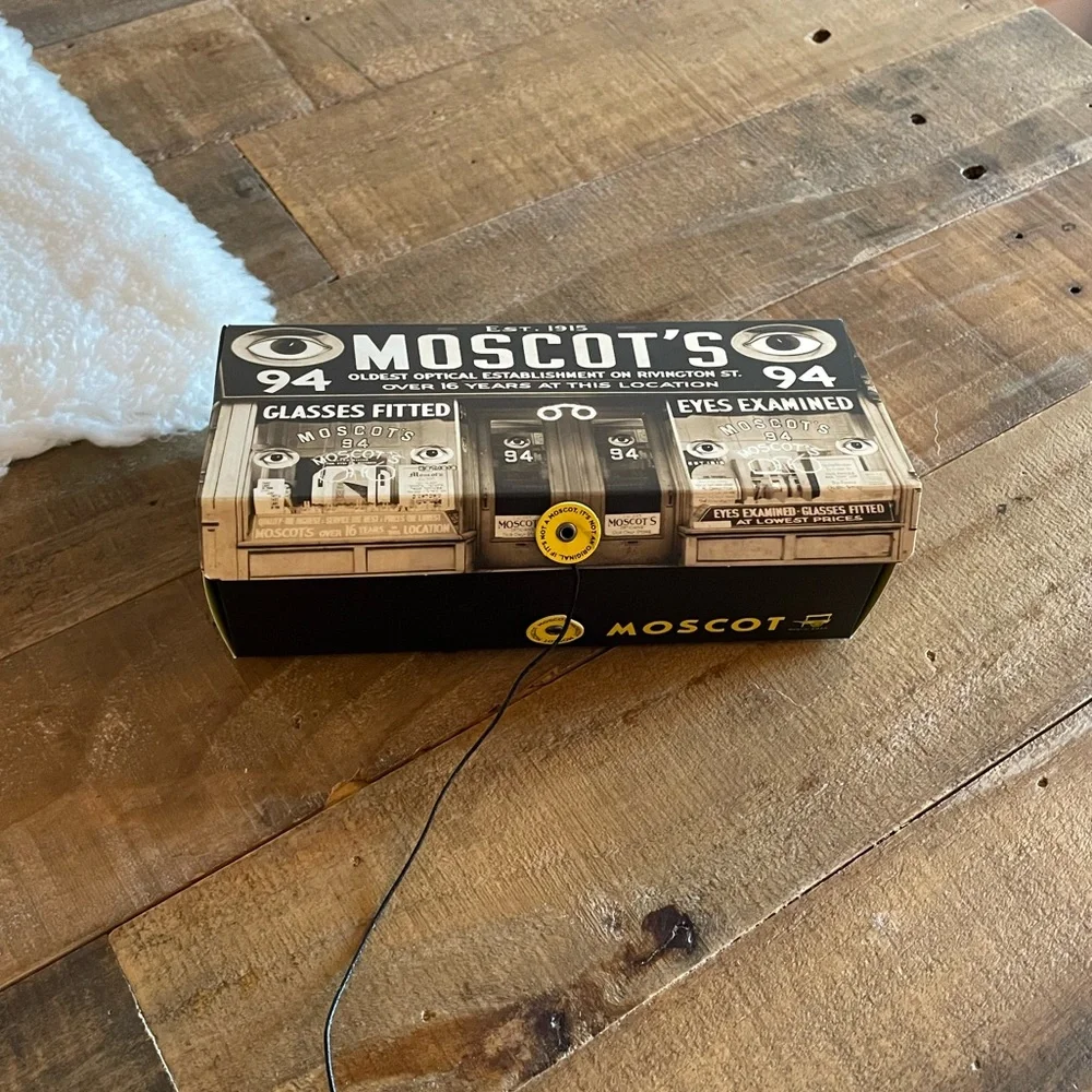 Moscot Originals Macher Grey/Tortoise/Silver Eye Glasses - Picture 9 of 11